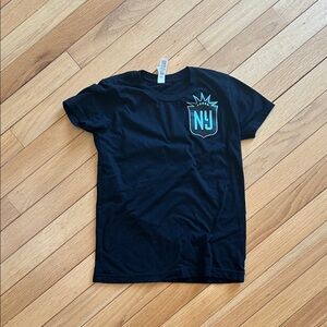 Bella Canvas Black Kids Tee with NJ Emblem